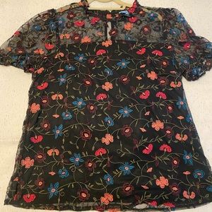 CeCe Puff Sleeve Top. Size L. Nordstrom. Never worn.